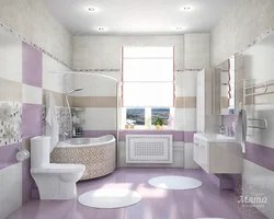 Bathroom in pastel colors photo