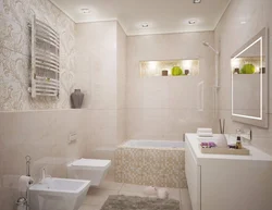 Bathroom in pastel colors photo