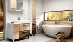 Built-In Furniture In The Bathroom Photo