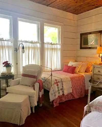 Тасвири дохилии хобгоҳи rustic
