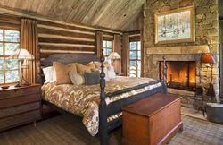 Тасвири дохилии хобгоҳи rustic