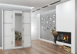 Hallway compartment with mirror photo
