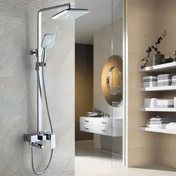 Mixer for bathtub with shower in the interior
