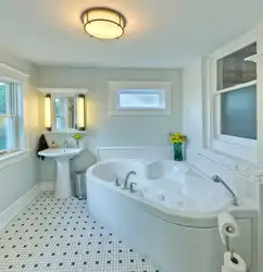 Photo of home bathroom interior