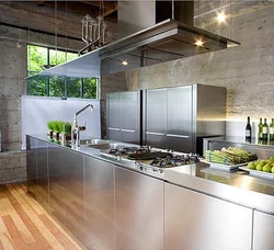 Kitchen design steel