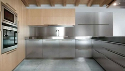 Kitchen design steel