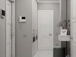 Прихожие в серо белом цвете фото