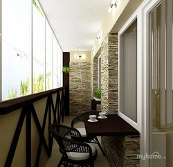 Loggia dizaynı 2 ilə 2