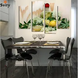 Photo of paintings for the kitchen, modern in the interior