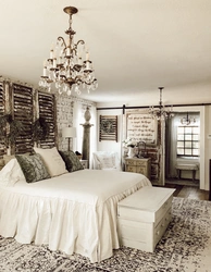 Retro style bedroom design