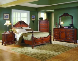 Retro style bedroom design