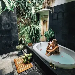Bali in the bathroom interior
