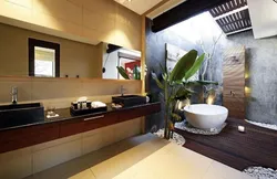 Bali in the bathroom interior