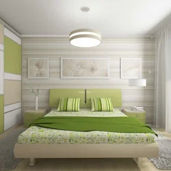 All bedroom interiors photos in green tones