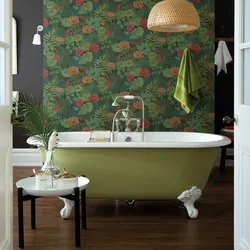 Bath washable wallpaper photo