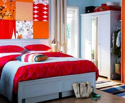 Bright bedroom interior design