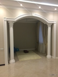 Interior arches photos in the living room interior