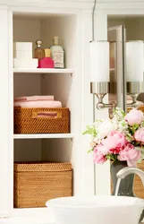 Bathroom storage interior