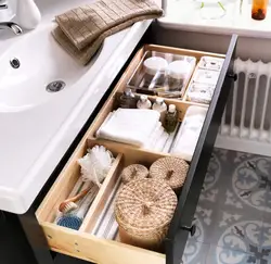 Bathroom storage interior
