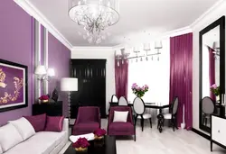 Living Room Interior Lavender
