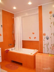 Orange bathroom photo