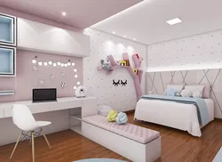 Interior of a modern children's bedroom
