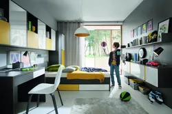 Interior of a modern children's bedroom