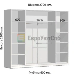 Filling a wardrobe in the hallway with a depth of 60 cm photo