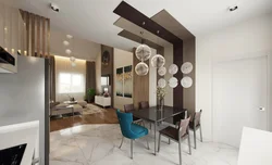 Daxili mətbəx qonaq otağı 50