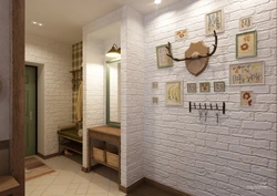 How to beautifully decorate the walls in the hallway photo