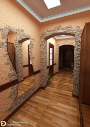 How to beautifully decorate the walls in the hallway photo