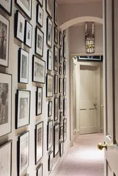 How to beautifully decorate the walls in the hallway photo