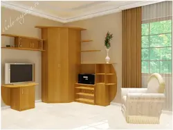 Corner mini living room photo