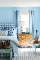 What Color Goes With Blue In A Bedroom Interior
