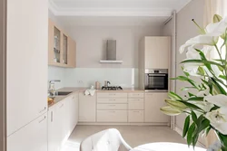 White Kitchen In A Bright Interior Photo