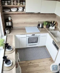 How to properly arrange kitchen units in a small kitchen photo