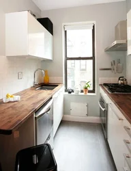 How to properly arrange kitchen units in a small kitchen photo