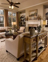 American house living room interior