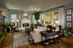 American house living room interior