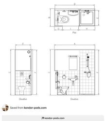 Toilet and bathroom design dimensions
