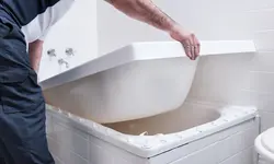 Acrylic bathtub insert photo