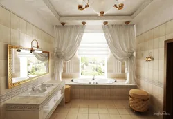 Bathroom 9 sq.m. with window design
