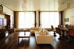 Windows in the living room photo