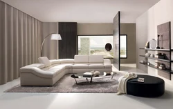 Designer style in the living room interior