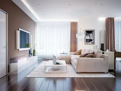 Designer style in the living room interior