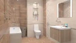 Vanna otağının bej döşəməsi fotoşəkili