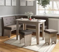 Soft Corner In The Kitchen Photo