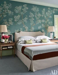 How to wallpaper in bedrooms photo