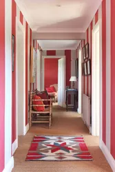 Hallway With Stripes Design Photo