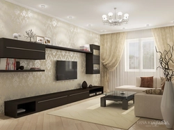 Living room design light brown